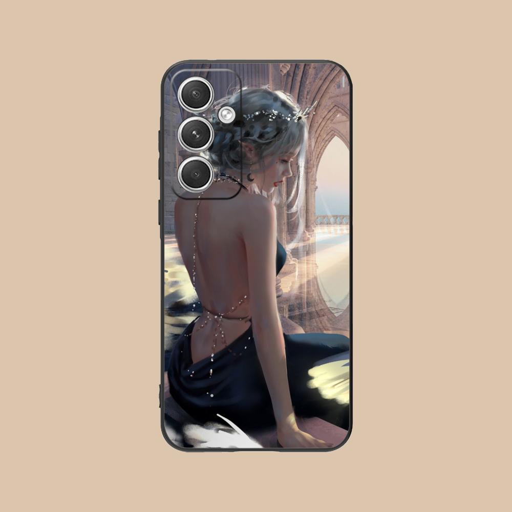 Anime Ghostblade Mobile Phone Case for Samsung Galaxy S26 S25 S24 S23 S22 S21 S20 Note20 Plus FE Ultra Colorful Cover Luxury