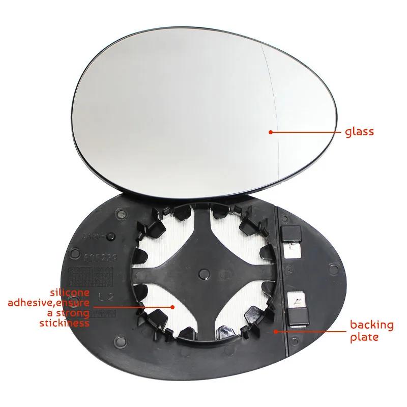 For BMW Mini R55 R56 R57 Cooper Lenses 51162755625 Mirror Rearview Mirror Heating Glass 51162755626 Auto Parts