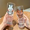 Glass cup girls high value summer cold drink juice cup large capacity drink beer cup