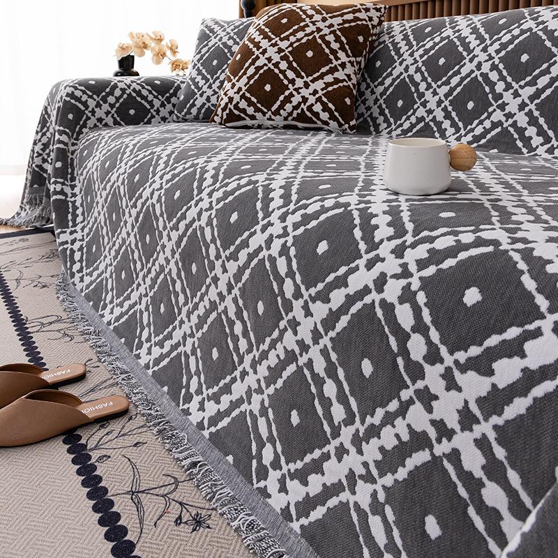 Summer Chenille Ethnic Style Camping Picnic Sofa Cover  Funda Sofa Bohemia Sofa Covers Mats Throw Blankets