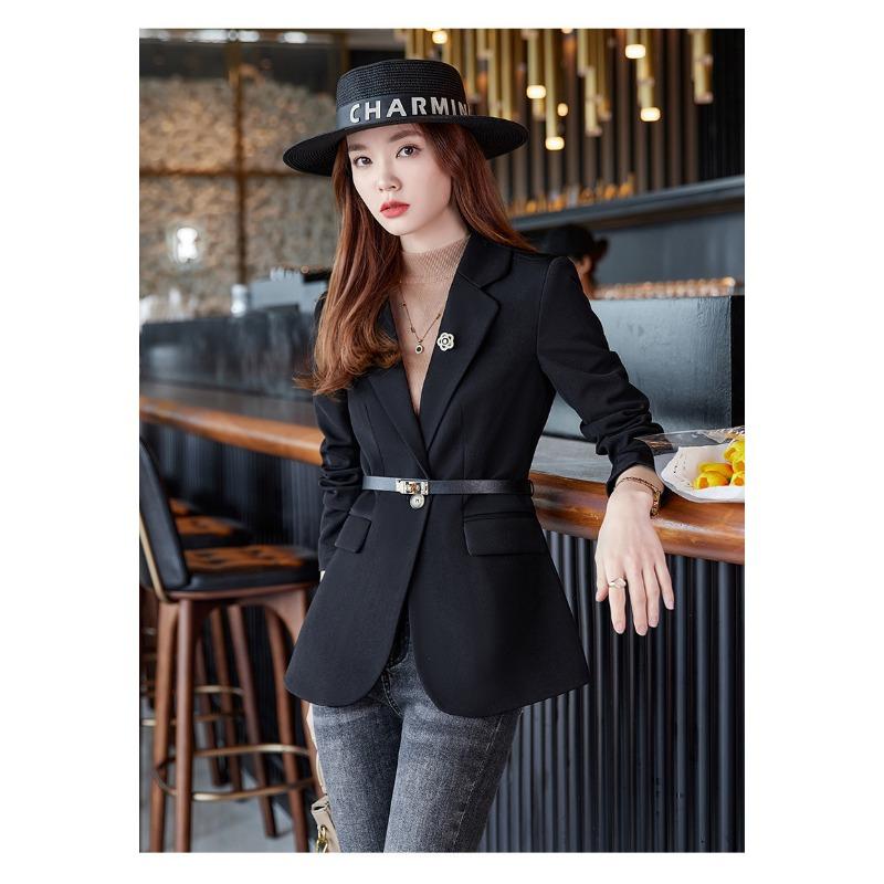 Women's Autumn and Winter Style Blazers, High-end Formal Wear Temperament, High-end Blazers Have Texture