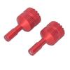2PCS RC Joystick Aluminium Alloy Detachable Remote Control Thumb Rocker for Mini3 Pro Red