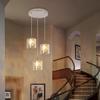 Lampe suspendue - NETTLIFE - 3 flammes 120cm - Verre - Métal - Culot G9