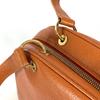 BVLGARI Bvlgari Bvlgari logo Hand Bag Shoulder Bag Leather Brown