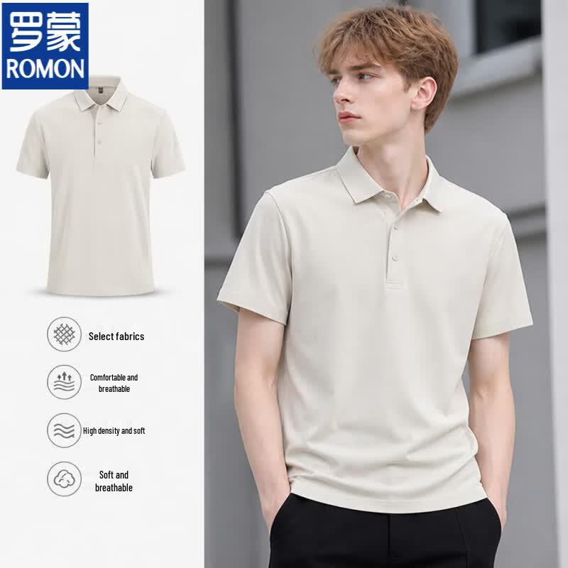Luomeng Men s Ice-Cool Short-Sleeve Polo Shirt 2XL