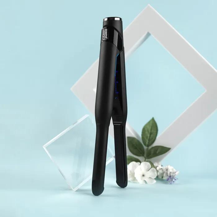 GP101TPB Glam Muse Touch Flat Slim GP101T (Pures Schwarz) Herren Haarstrecker Wurzelvolumen