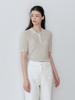 LE STUDIO Linen Blend Collared Knit (Ot)