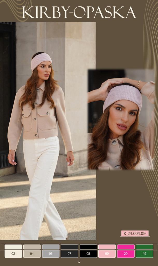 Women' Striped Headband Pink Cameo - Kirby