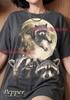 Raccoon Animal Lover Wildlife Nature Full Moon Comfort Colors® Tshirt, Night Sky Vintage Bootleg Trash Panda Forest Animals Tee
