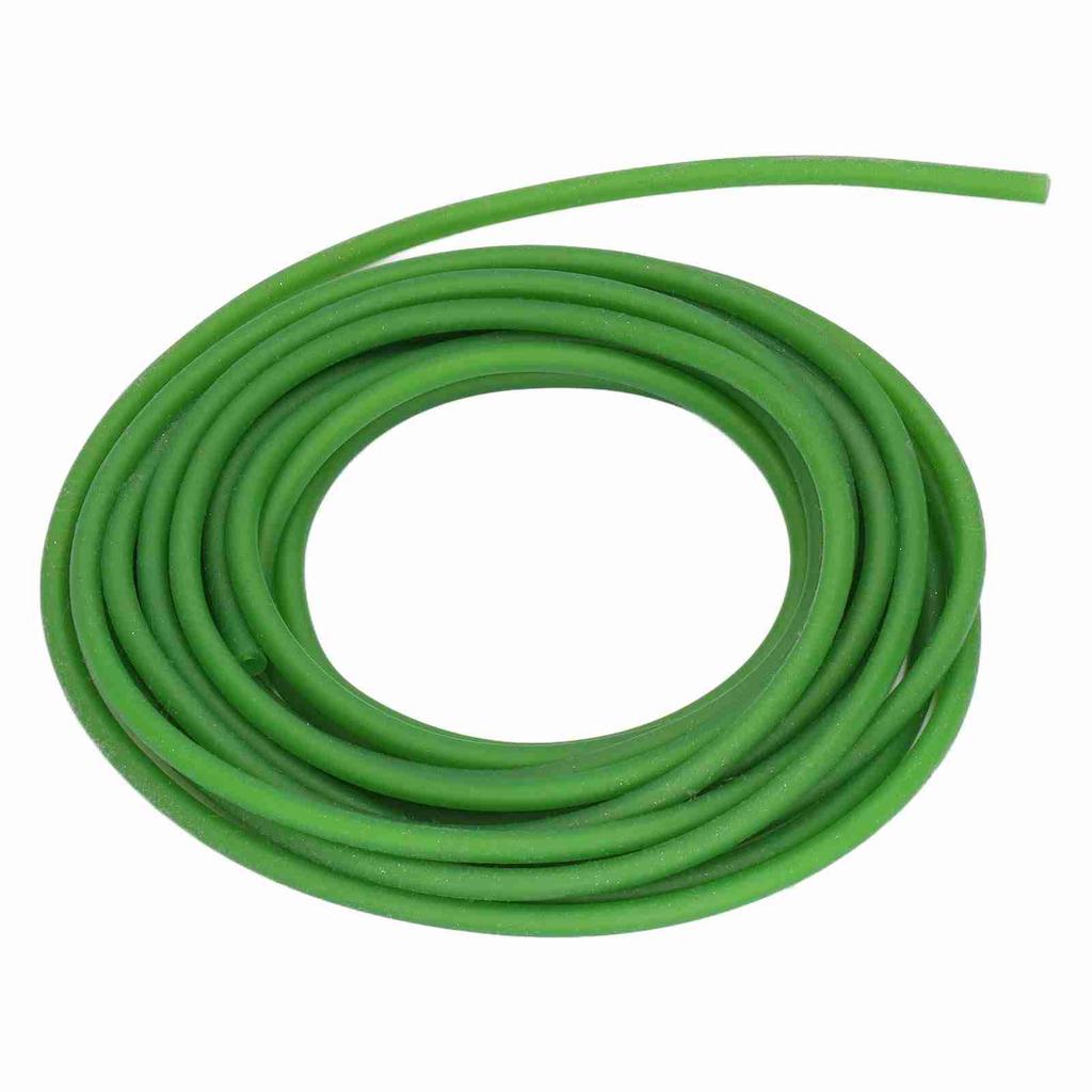 Replacement Band Fluorescent Green High Elasticity Latex Rubber Band Tube Accessories 5m 16.4ft