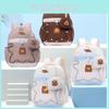 Capybara Kinder Cartoon Stil Nylon Rucksack Mit Leichtem Design Für Schulgebrauch