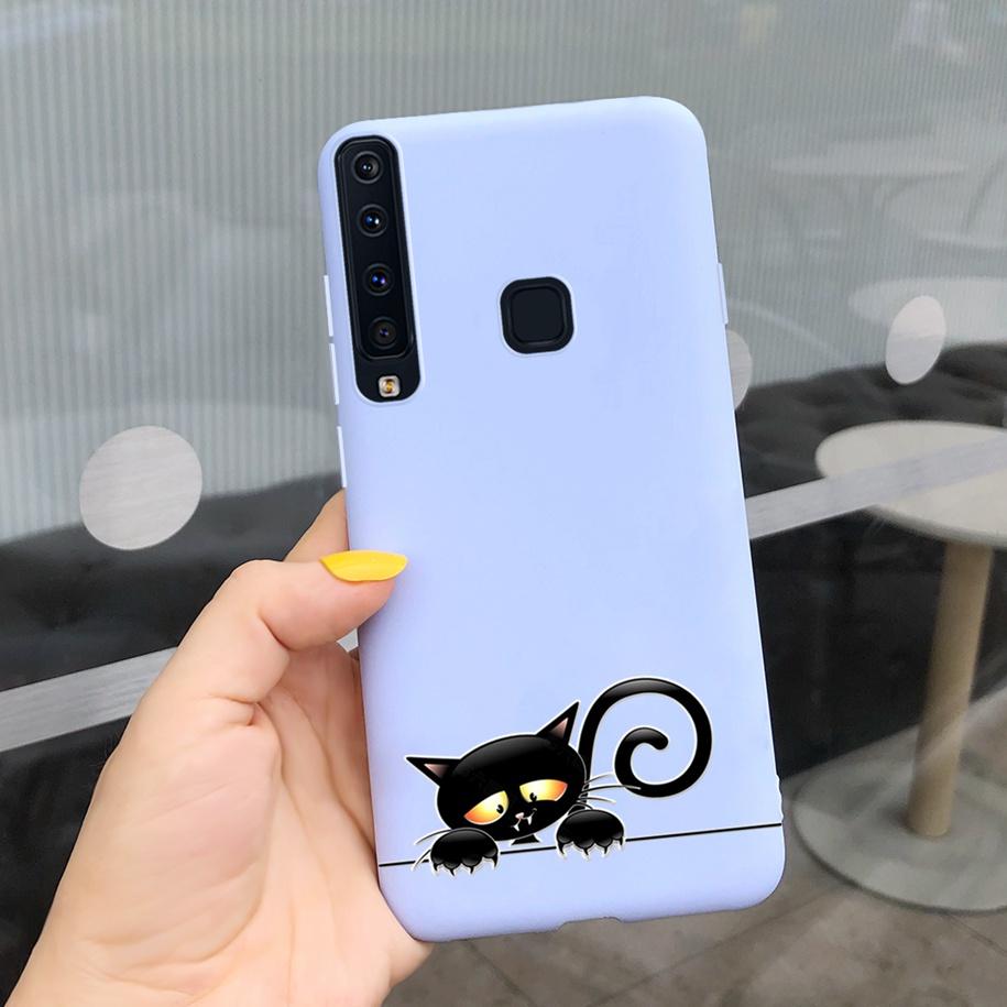 Für Samsung Galaxy A9 2018 A9s Hülle Mode Leopard Blume Handyhülle Für Samsung A9 2018 SM-A920F/DS Weiches Silikon Funda Coque