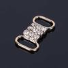 Engood 50Pcs Rhinestone Bikini Gold Connectors Sewing Trim & Embellishments Craft Buckle Metal Chain For Swimwear Bikini Chain