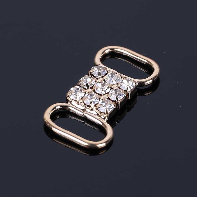 

Engood 50Pcs Rhinestone Bikini Gold Connectors Sewing Trim & Embellishments Craft Buckle Metal Chain For Swimwear Bikini Chain золотий