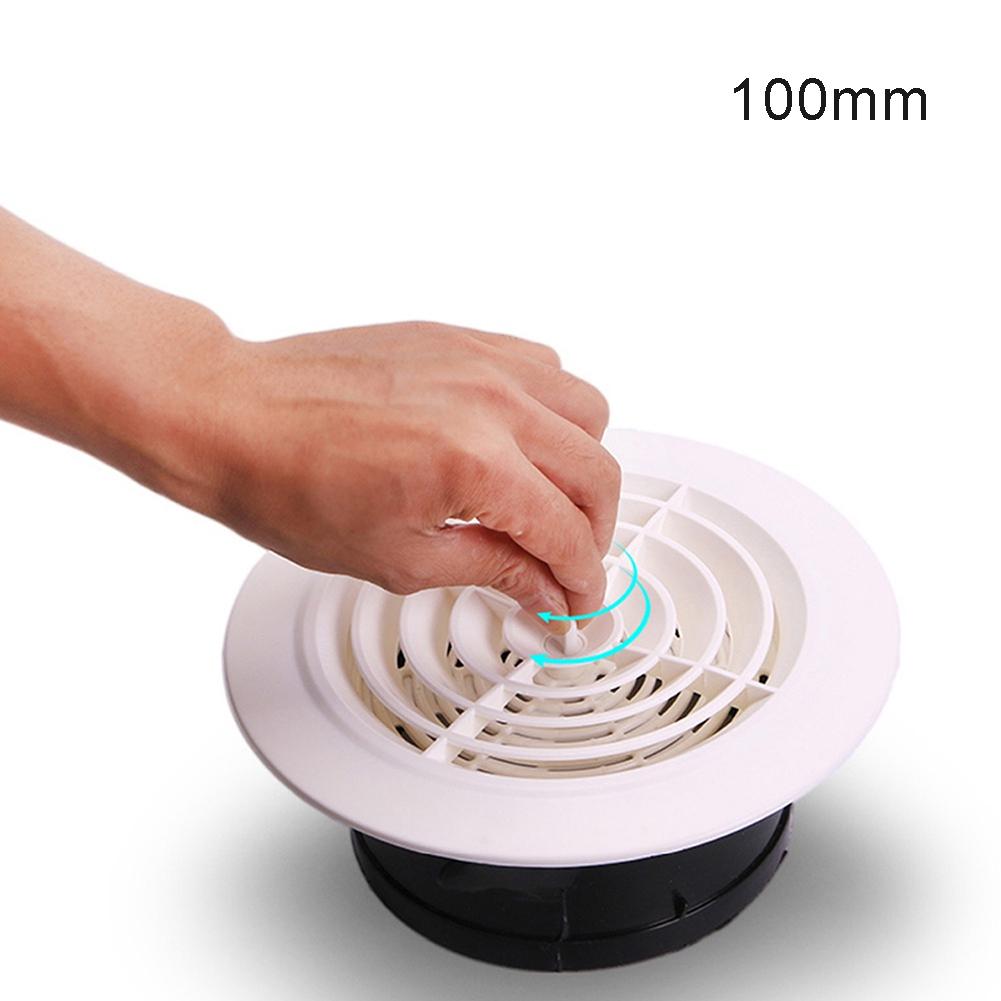 Vent Outlet Air Vent 1 Pcs ABS Accessories Adjustable Exhaust Grille Cover Replacement Round Ventilation Bathroom