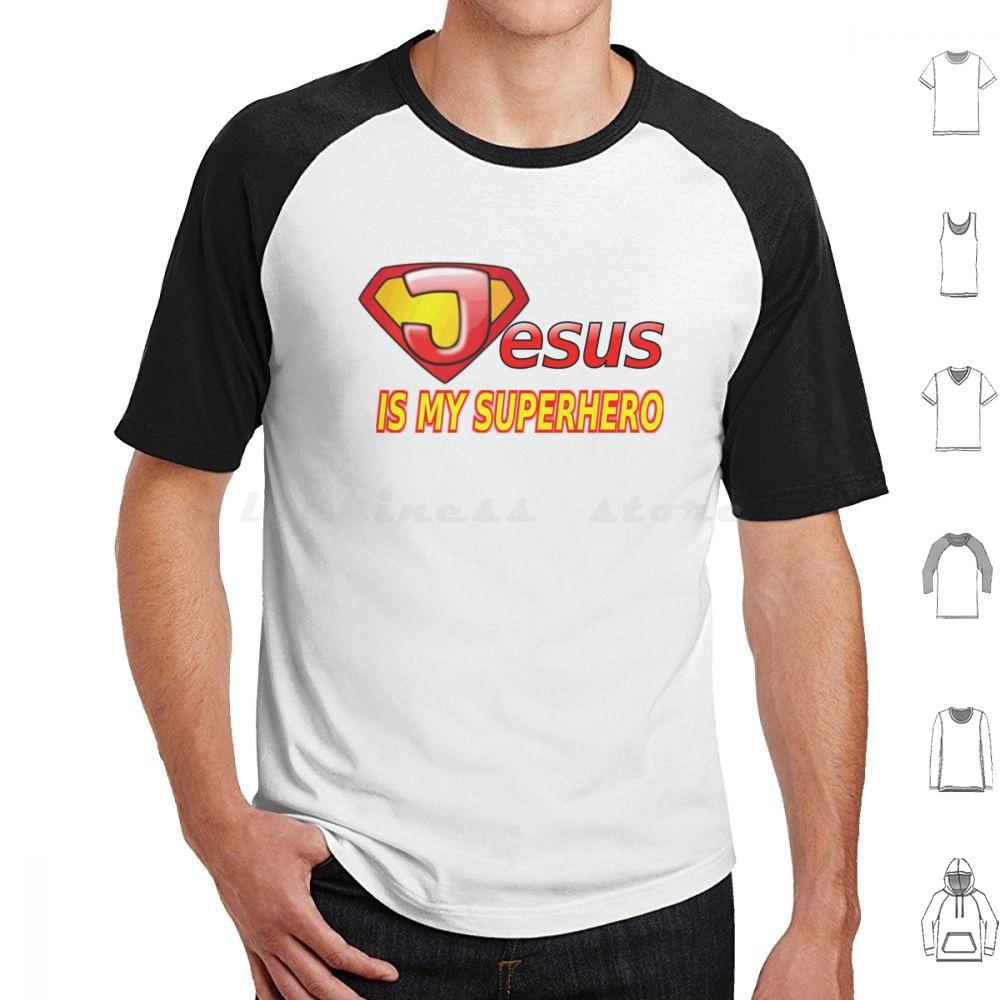 Jesus Ist Mein Superheld T-Shirt Baumwolle Herren Damen DIY Druck Jesus Ist Mein Superheld Jesus Christus Lustig Christlich Jesus Ist Mein