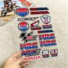 FOR HONDA HRC H WING Reflective Motorcycle Stickers Waterproof Vinyl Decals for Motorbike Helmet Fuel Tank Bike XL0