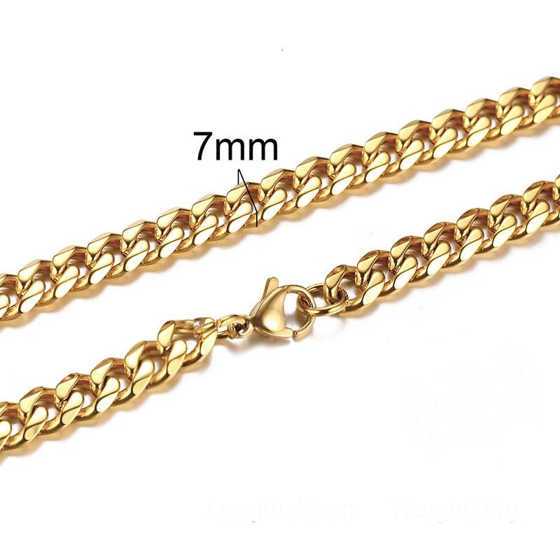9 Size Bracelets for Men Women Stainless Steel Curb Cuban Link Chain Bracelets Party Jewelry Gift