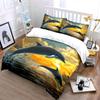 Jumping dolphins, sunset background. Bedding sets Duvet cover sets Duvet covers Pillowcases(1*Duvet Cover 2*Pillowcases without duvet insert)