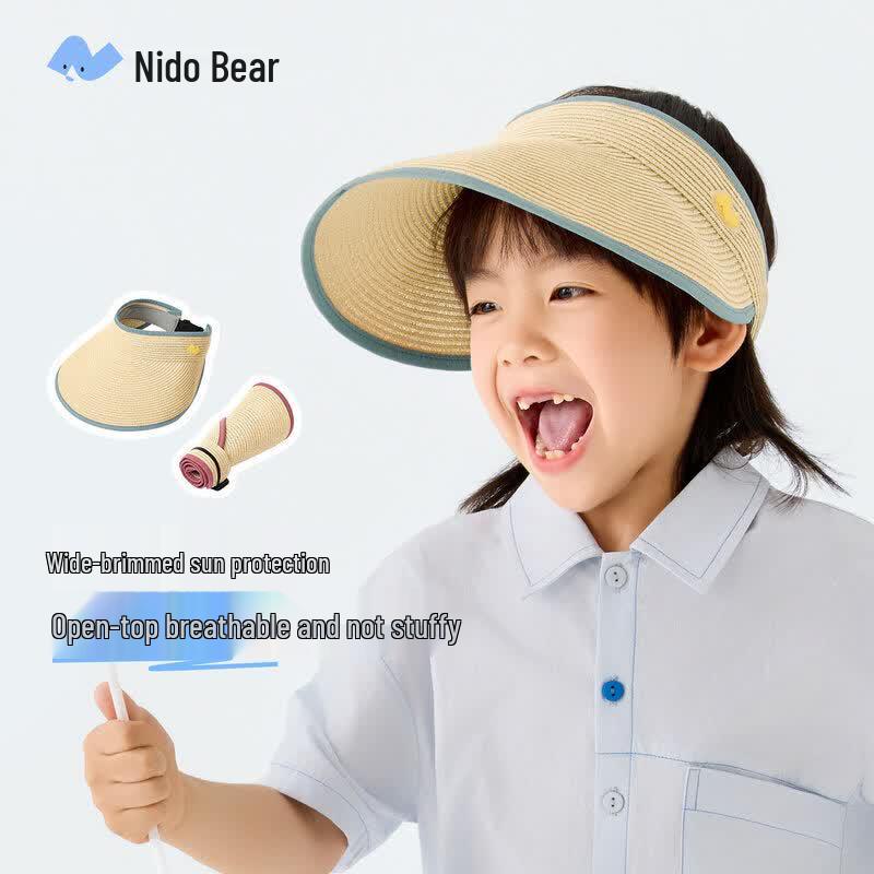 Nido Bear Kids Sun Protection Visor Hat 50-54cm (3-6 Years)