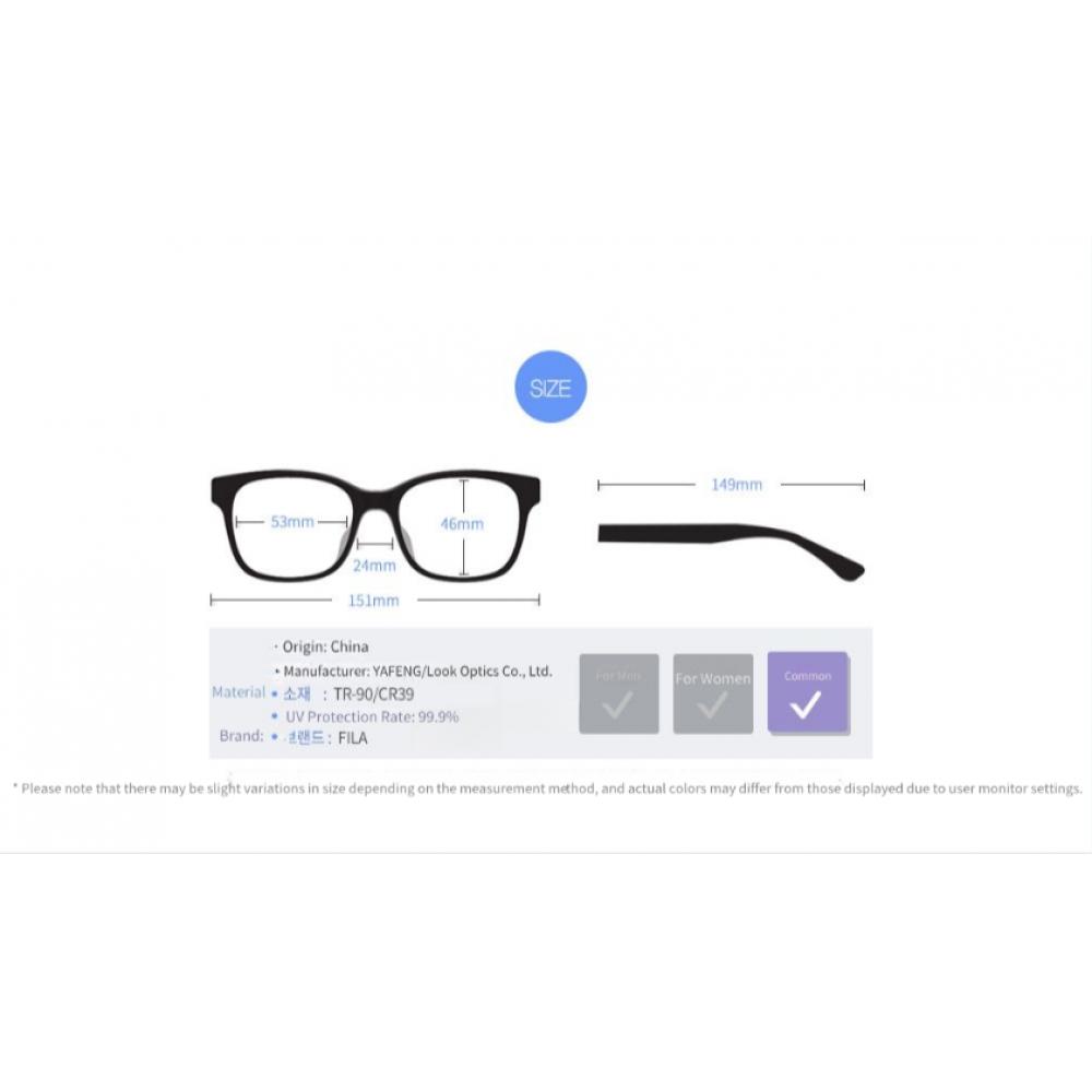 Fila Sunglasses Charcoalcrystal 53