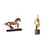 Sculpture Figurine Artwork Collectible Ornament Horse Statue for Desk Decoration Bookcase Living