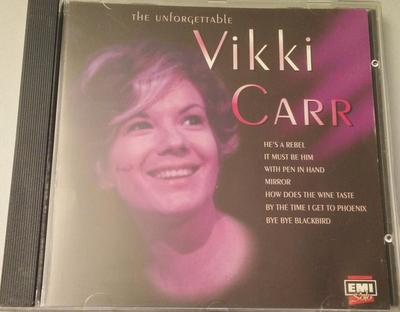 CD VIKKI CARR - The Unforgettable Vikki Carr 724383446827 EMI Solo 1995 UK Pop Used