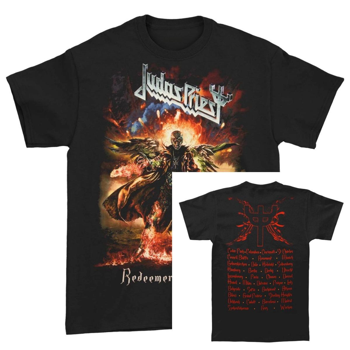 

Judas Priest Full Color Redeemer of Souls Tour (CP - W) T-shirt High-end Luxury Is for Both Men and Women Top Y2k 2026 Summer 4XL