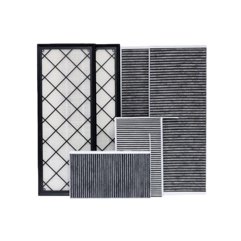 

Premium Activated Carbon Cabin Air Filter Set for Tesla Model Y Internal & External Filters 1658375-00-B 1658376-00-A 1107681-0 6 Piece Set