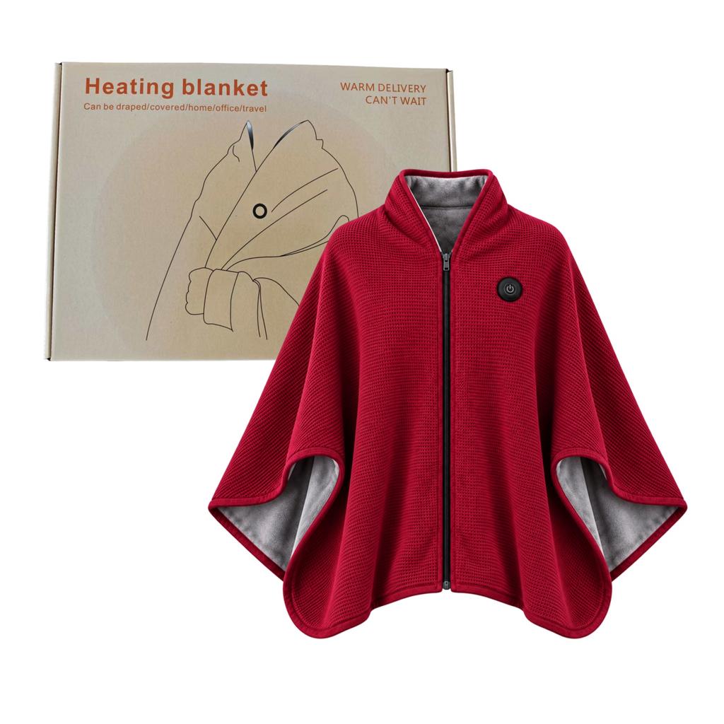 Heated Blanket for Car, Outdoor and Use with Gift Box, Cozy Throw Blanket