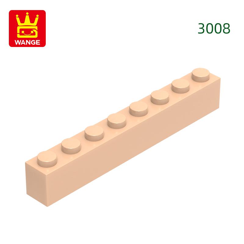 33 Stück/Los 3008 1x8 Hohes Loch Baustein Moc Basic Zeitloser Ziegel Befestigungen Funktioniert Mit featuring DIY Kinderspielzeug Geschenkbox