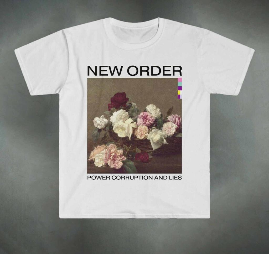 Power Corruption and Lies New Order Shirt Classic White Unisex S-5XL 1H0233 Unisex T-Shirt