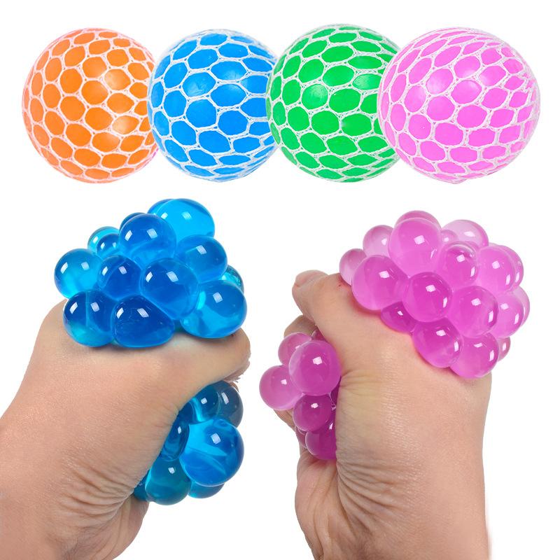 

Creative Vent Ball, Decompression Grape Ball, Kneading Music Ball Toy, Crystal Colored Beads, Water Ball Decompression Artifact, Tricky Gift