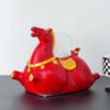 Chinese Style Horse Year Tissue Box Figure Model Zodiac Horse Model Toy  New Year Gift