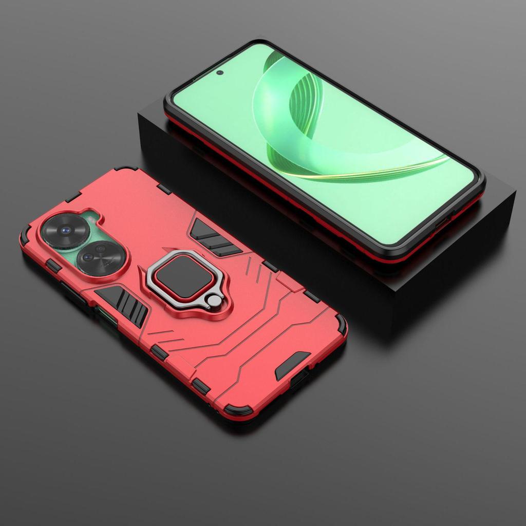 Huawei Nova12 PRO / Mate 60 PRO Black Panther Protective Stand Case - Full Coverage, Anti-fall