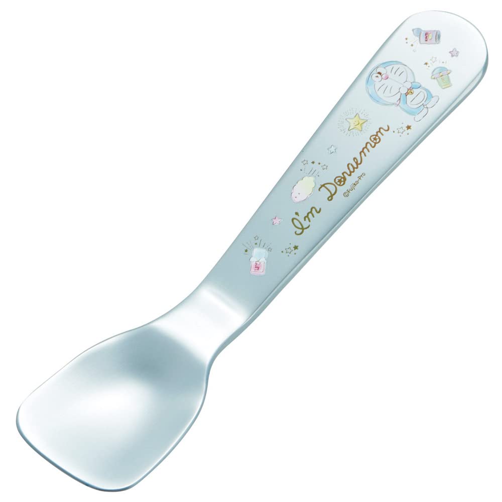 Skater Aluminum Ice Cream Sparkly Sanrio SA1 Spoon, Doraemon, Pastel,