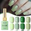 2025 Trendy Fresh Green Gel Nail Polish for Professional Salon Use