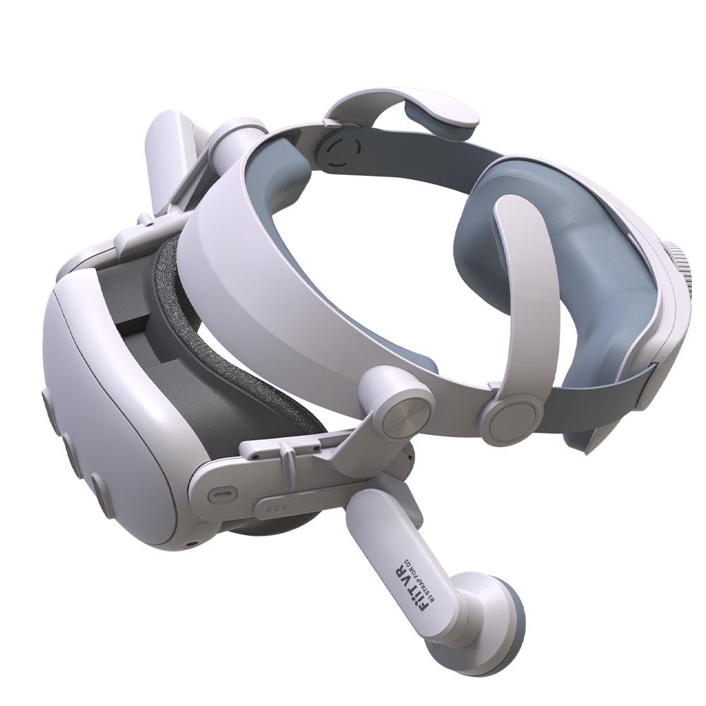 Meta Quest 3/3S VR Accessories T300 Elite Headset with Extended Battery Life