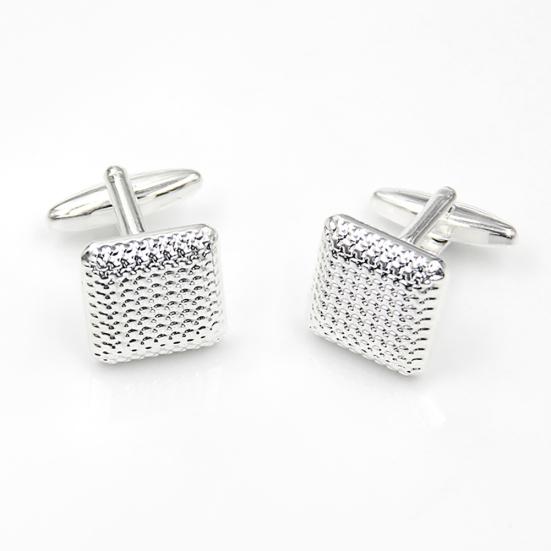 Men's Fashion Square Shape Cufflinks Shirt Cuff Links Party Wedding Groom Decor