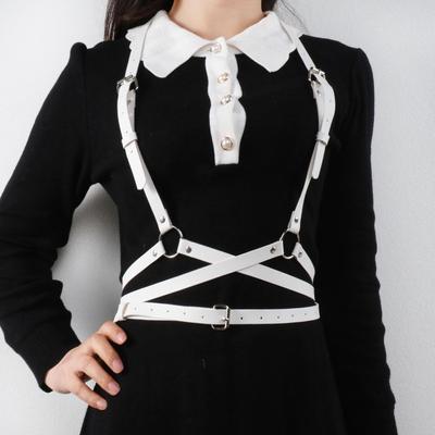 PU Leather Dress Women Belts Shirt Accessories Body Bondage Waist Straps Fashion Corset Belts