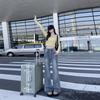 Plus Size Retro High Waist Flare Jeans for Women - Autumn/Winter