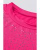 Azura Exchange Rhinestone Embellished Short Sleeve Bodysuit