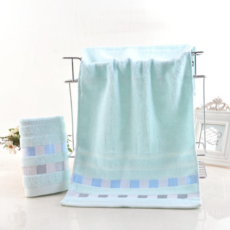 

Полотенце Бытовое Хлопковое Утолщенное Впитывающее Лицо Чистый Хлопок Принадлежности Туалет синий