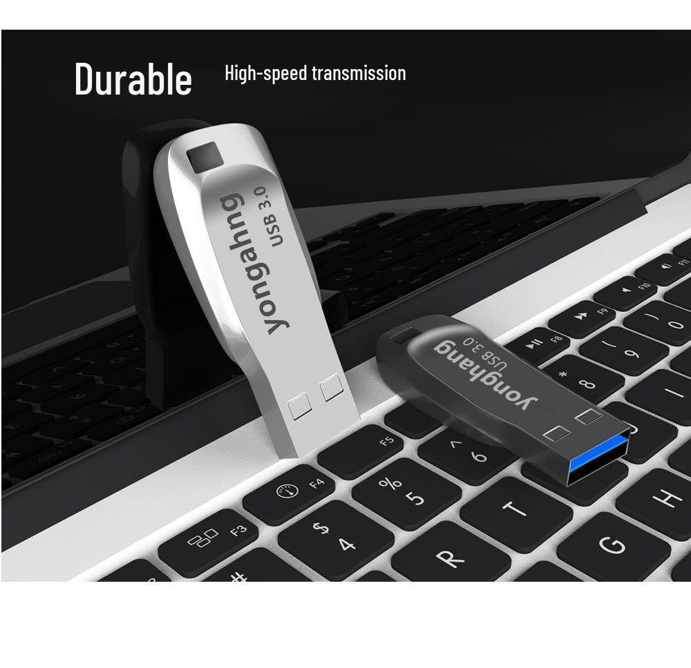 High-Speed USB 3.0 Dual-Use Flash Drive: 128GB, 64GB, 32GB, 16GB - Compatible with Mobile, PC, and Car Audio