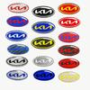 Koolstofvezel Auto Stuurwiel Embleem Sticker Badge Voor KIA K2 K3 K5 KX5 Sportage GT R Stinger Rio Optima Sorento Forte Soul