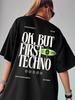 Camiseta Techno Festival Rave Edm Merch T House Music Eletrônica Gráfica NOVA Moda