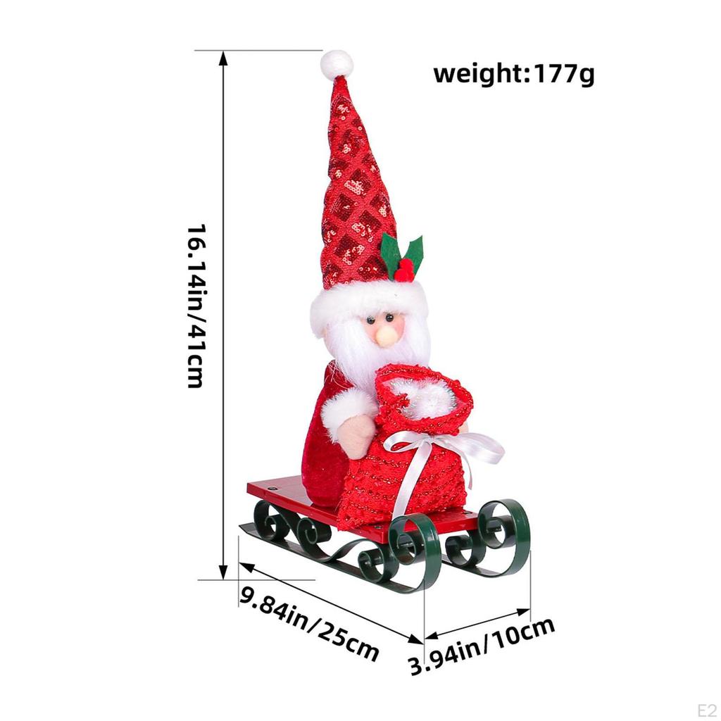 Weihnachtsschmuck Dekoration, Heimdeko, Ausstellung Weihnachtsmann Schlitten Dekoration