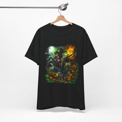 Headless Horseman T-shirt, The Legend of Sleepy Hollow Halloween Ichabod Crane