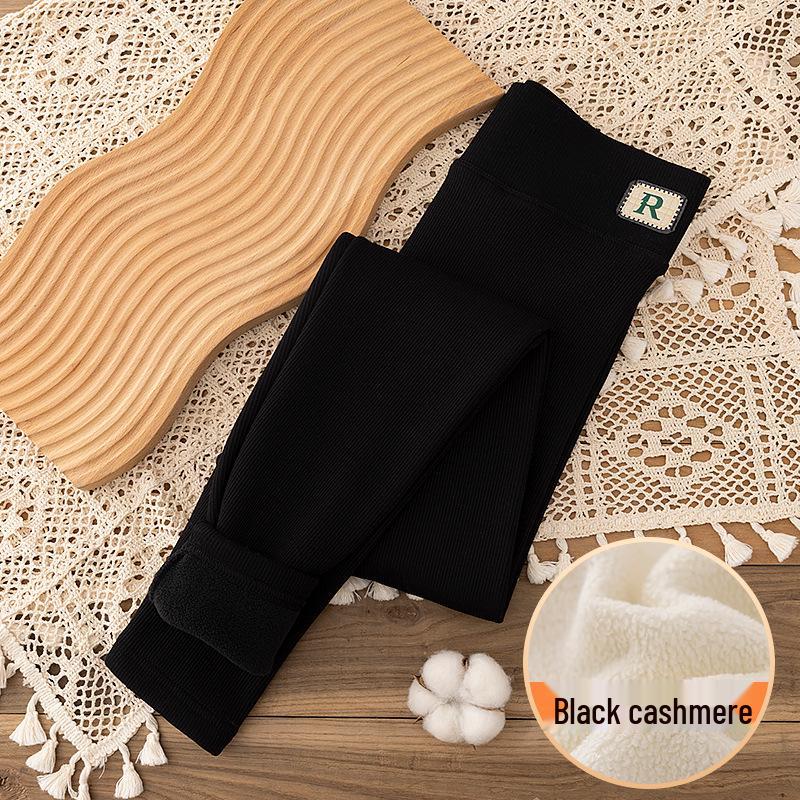 

Женские трикотажные леггинсы с высокой талией, утягивающие, на бархатной подкладке XL (120-140 lbs)