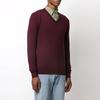 Polo Ralph Lauren FW21 Solid Color V-Neck Knitted Wool Sweater Men Sweater Red 710714347-021